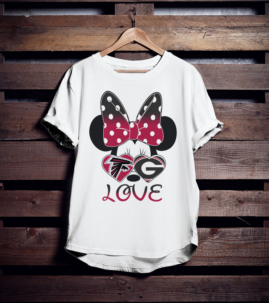 Falcons Bulldogs Minnie Love T-Shirt