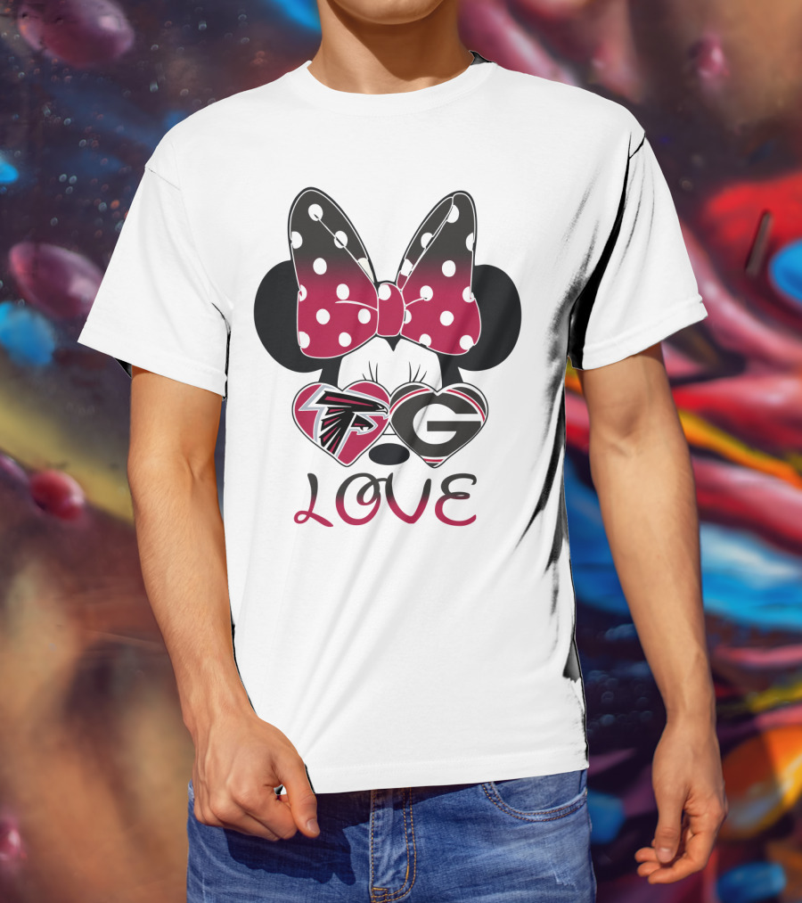 Falcons Bulldogs Minnie Love T-Shirt
