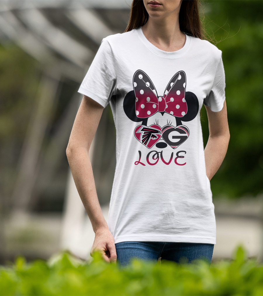 Falcons Bulldogs Minnie Love T-Shirt