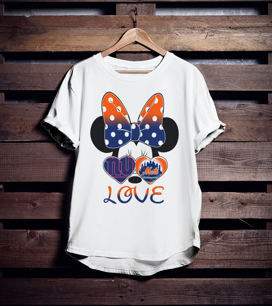 Ny Giants Ny Mets Love T-Shirt