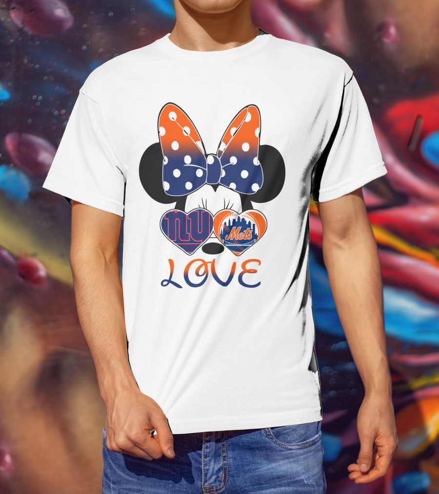 Ny Giants Ny Mets Love T-Shirt