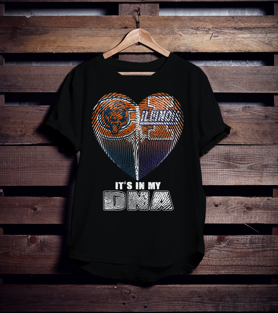 Chicago Bears Illinois It's In My Dna T-Shirt