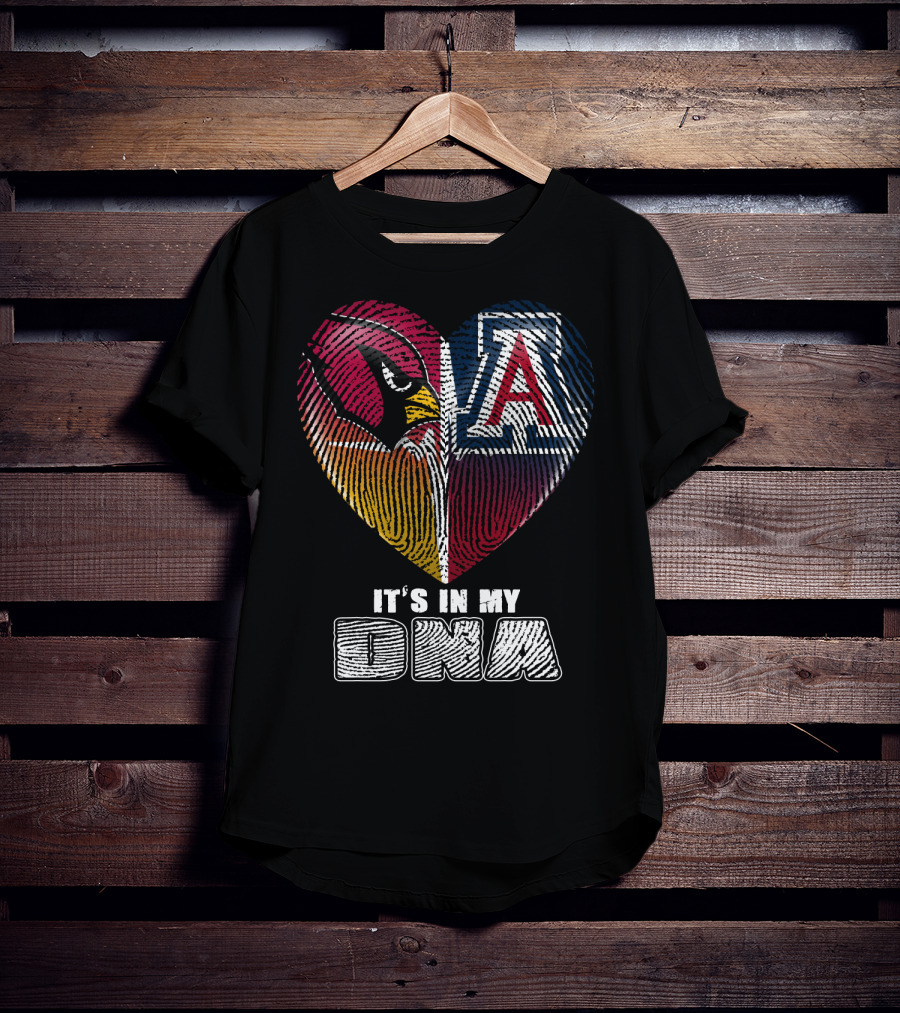 Arizona Cardinals And Wildcats It's In My Dna 031 T-Shirt