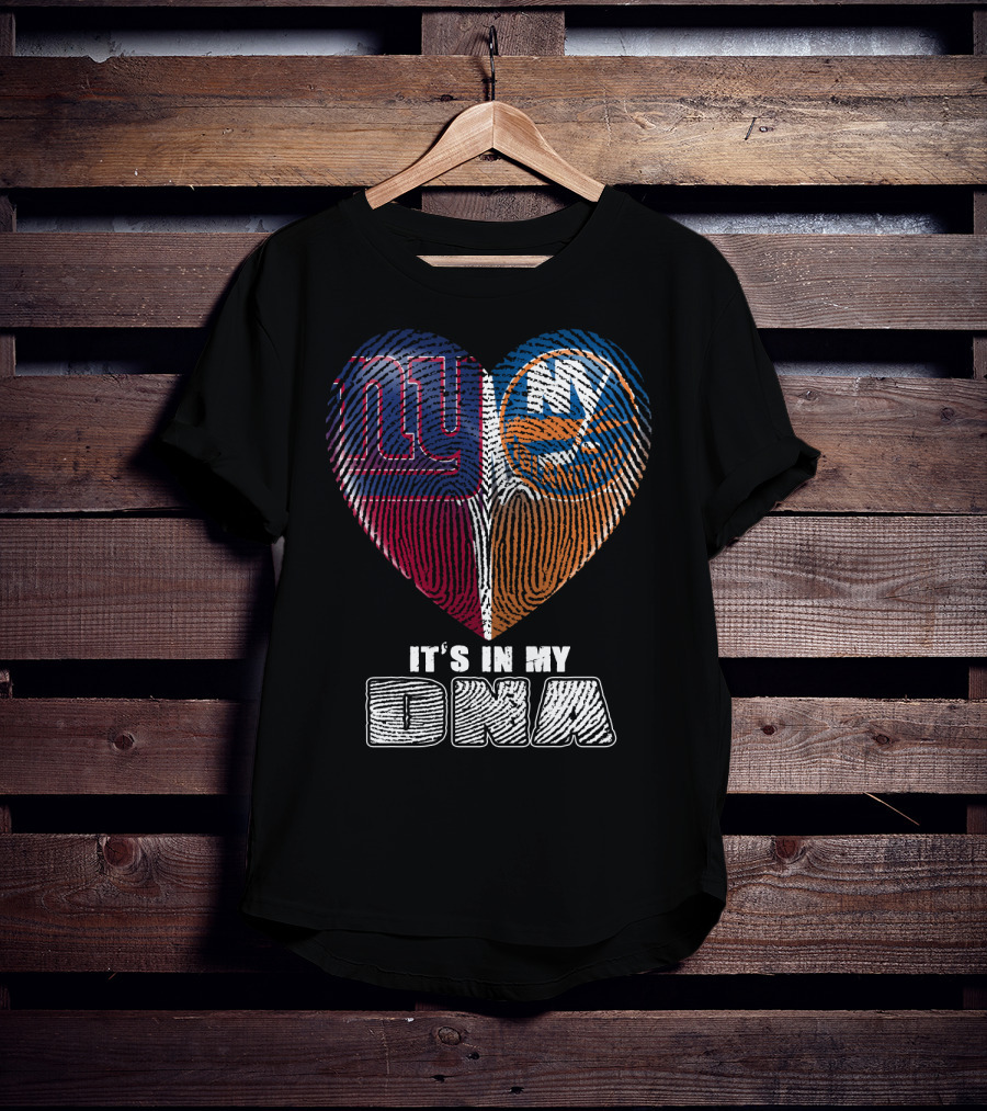 New York Giants And Islanders It's In My Dna T-Shirt