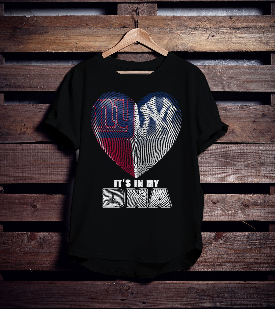 New York Giants Yankees It's In My Dna T-Shirt