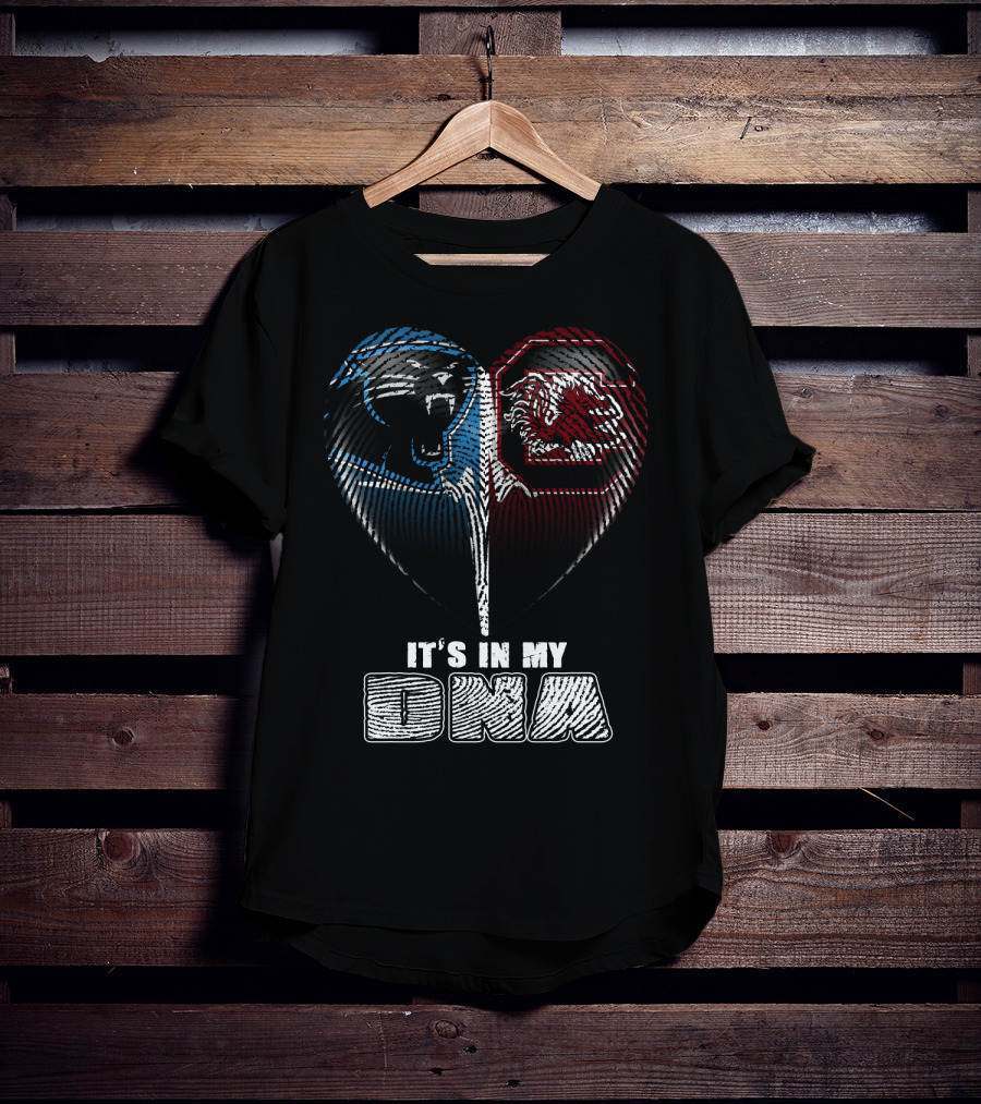 Panthers Gamecocks It's In My Dna T-Shirt
