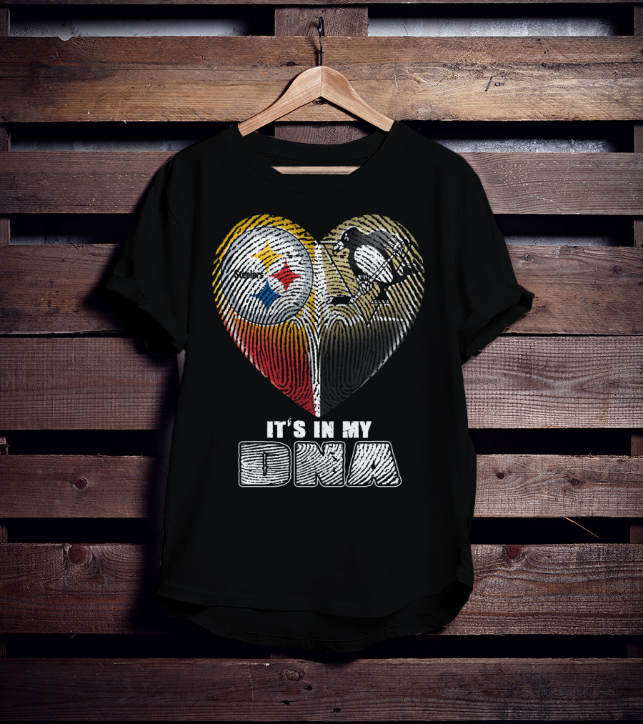 Steelers Penguins It's In My Dna T-Shirt