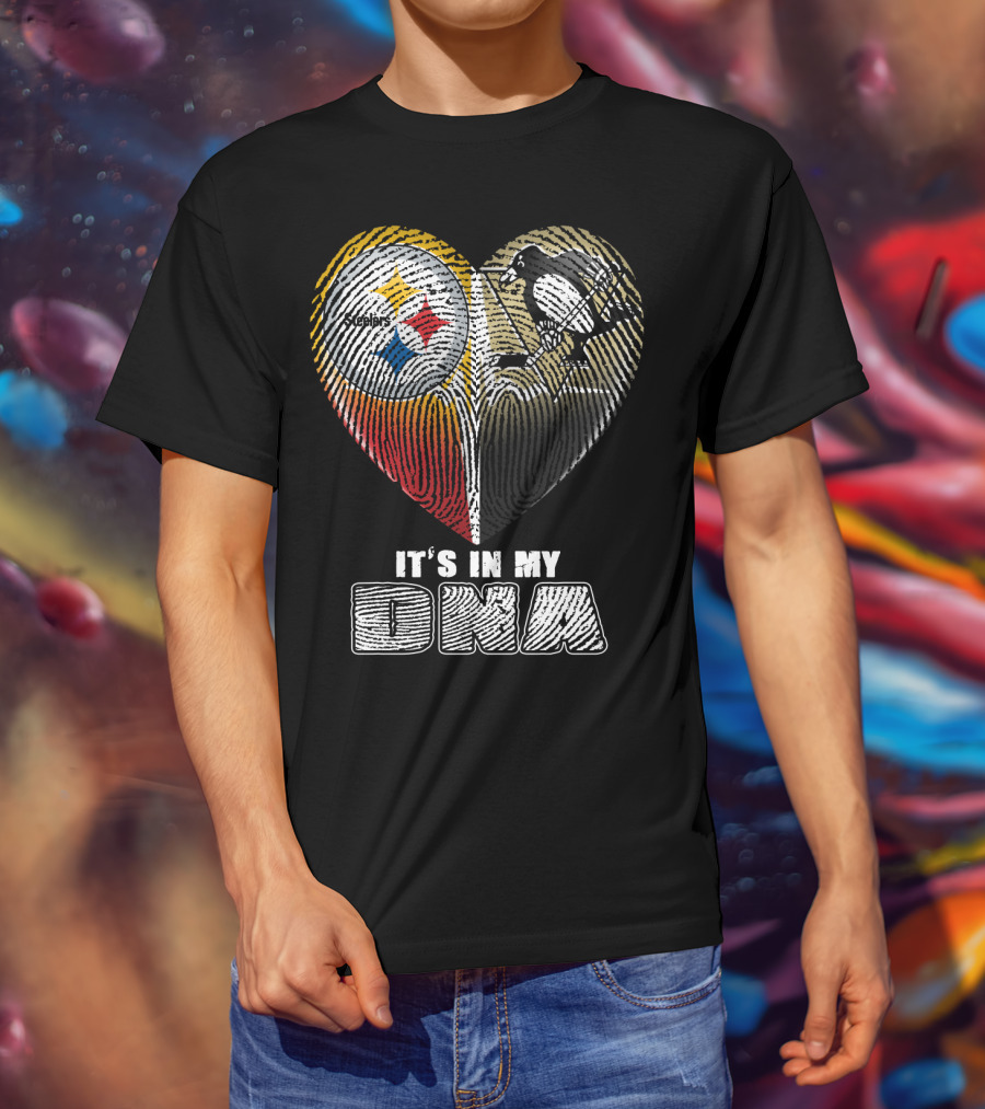 Steelers Penguins It's In My Dna T-Shirt