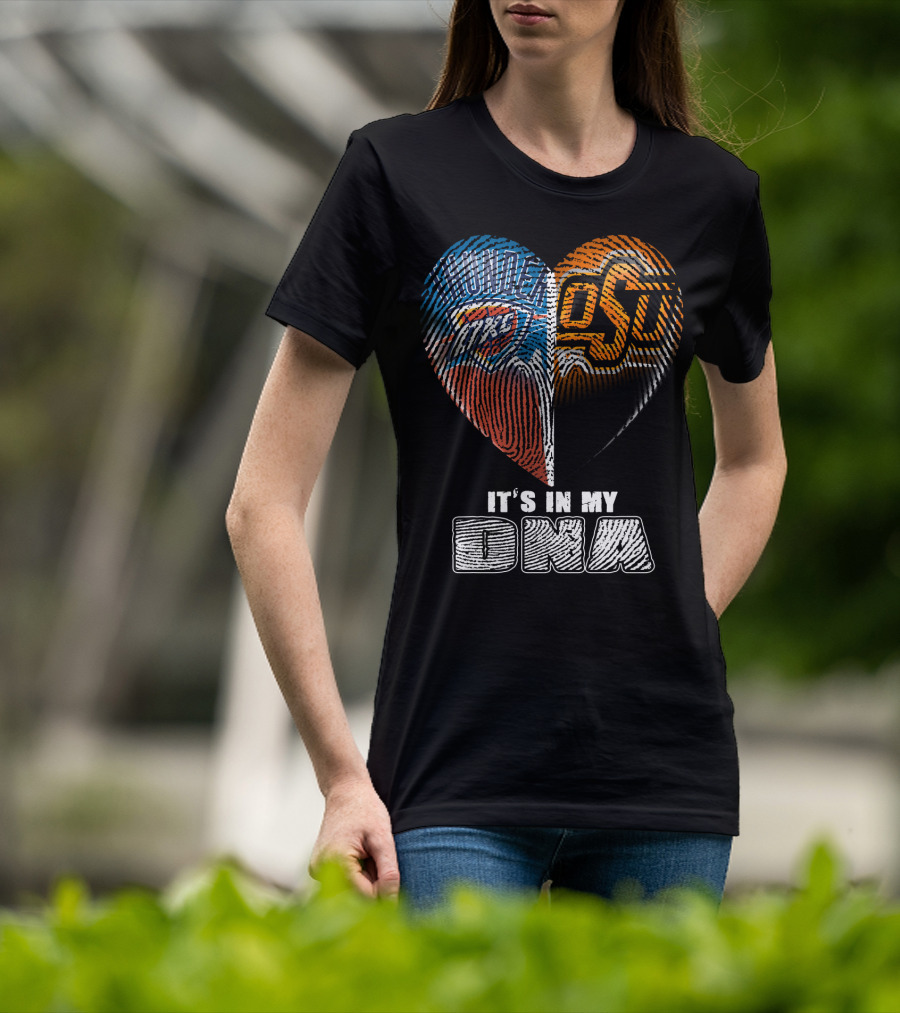 Oklahoma Thunder Osu It's In My Dna T-Shirt