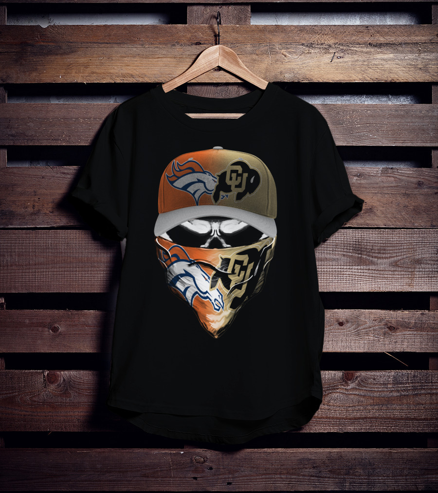 Denver Broncos Colorado Buffaloes Skum 017 T-Shirt