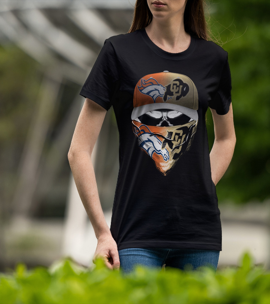 Denver Broncos Colorado Buffaloes Skum 017 T-Shirt