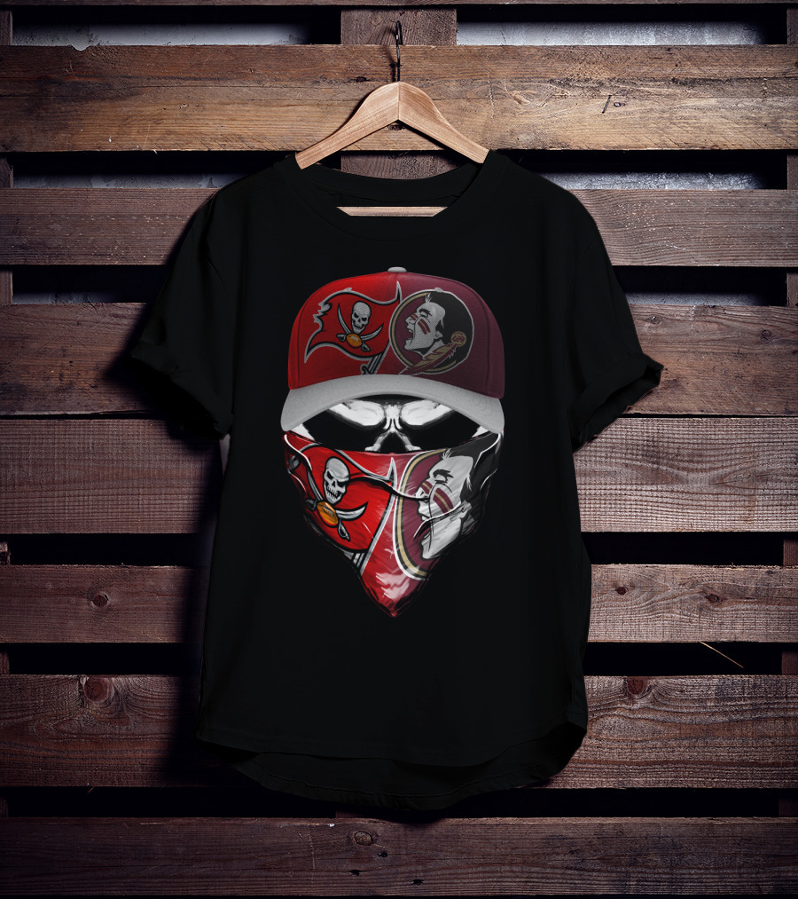 Buccaneers Seminoles Fan Gear Skull Bandana Hat T-Shirt