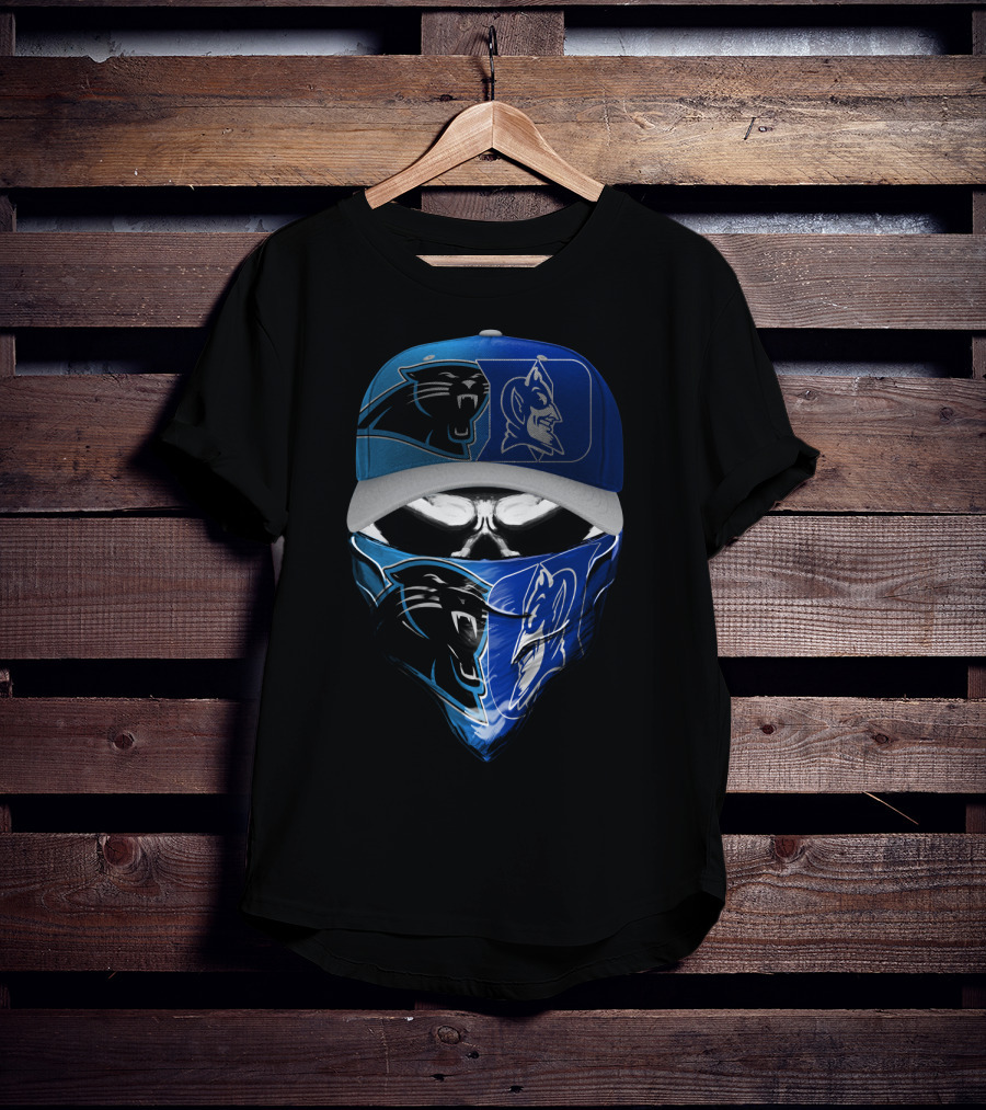 Carolina Panthers Duke Blue Devils Skum 084 T-Shirt