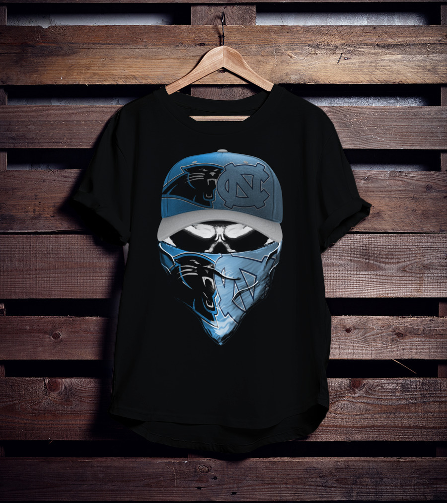 Carolina Panthers North Carolina Tar Heels Skum 087 T-Shirt