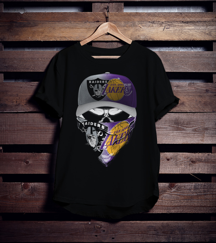 Los Angeles Raiders Lakers Skum 095 T-Shirt