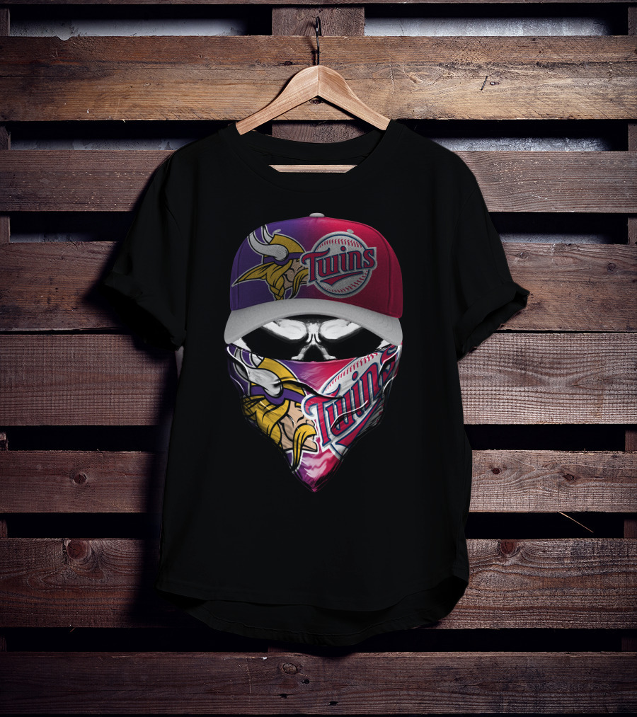 Twins Vikings Crossover Skum 135 Fan Gear T-Shirt