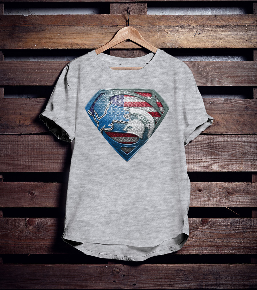 Spartan Superhero American Flag T-Shirt