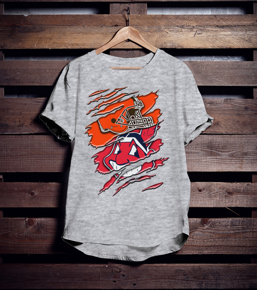 Cleveland Browns And Chief Wahoo Rah T-Shirt