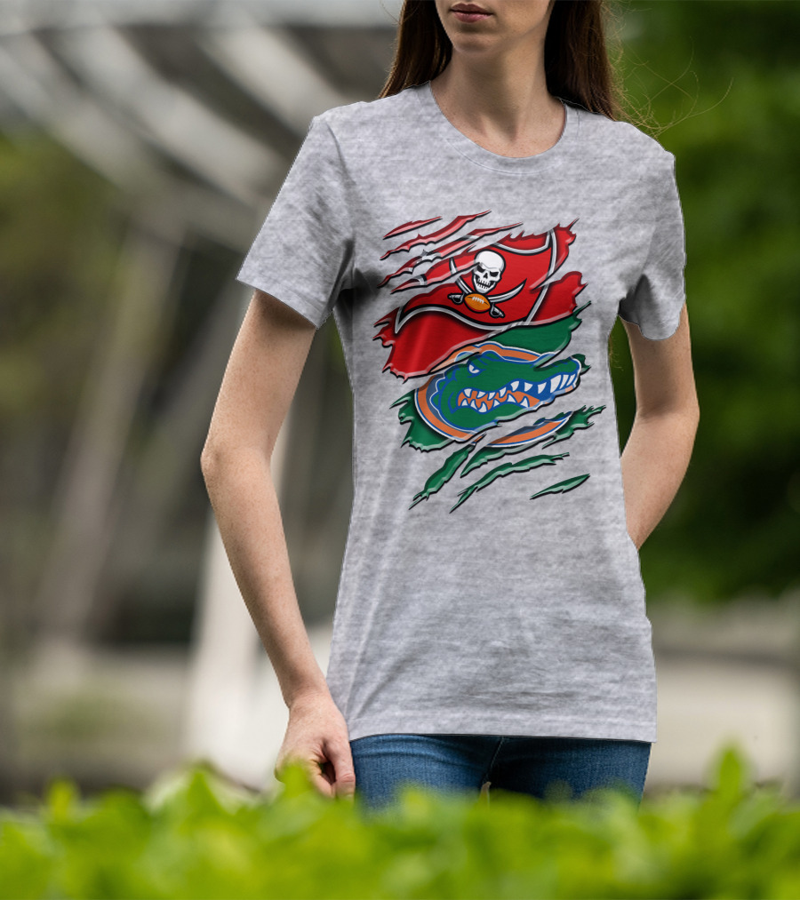 Tampa Bay Buccaneers Florida Gators Rah 024 T-Shirt