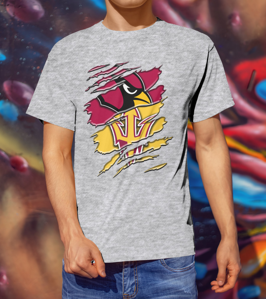 Cardinals And Sun Devils Rah 030 T-Shirt