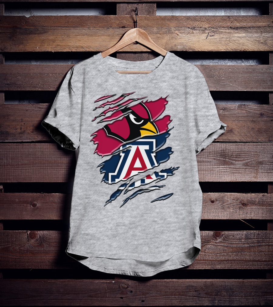 Arizona Cardinals University Of Arizona Wildcats Rah 031 T-Shirt