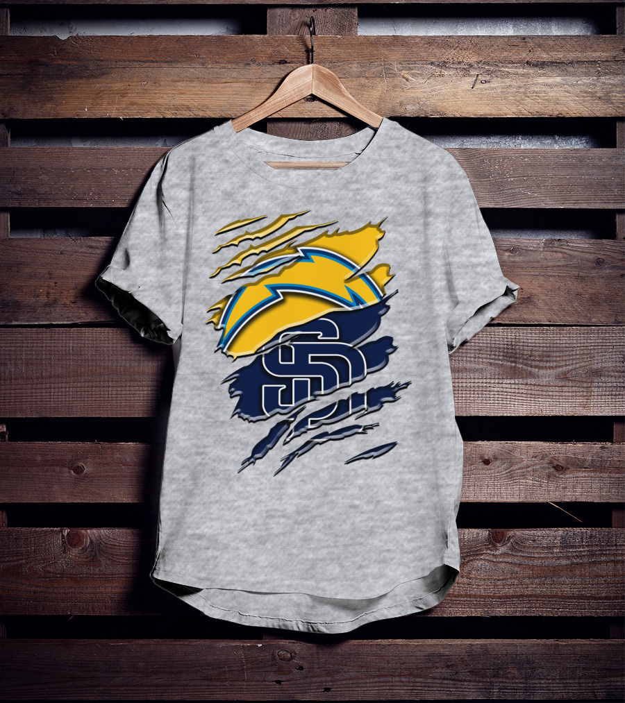San Diego Chargers And Padres Rah 033 T-Shirt