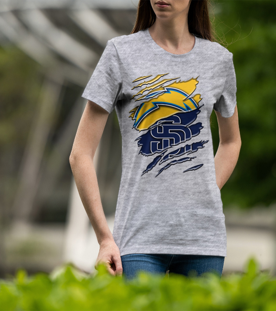 San Diego Chargers And Padres Rah 033 T-Shirt