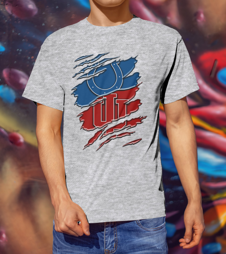 Indianapolis Colts Indiana University Mashup Rah T-Shirt