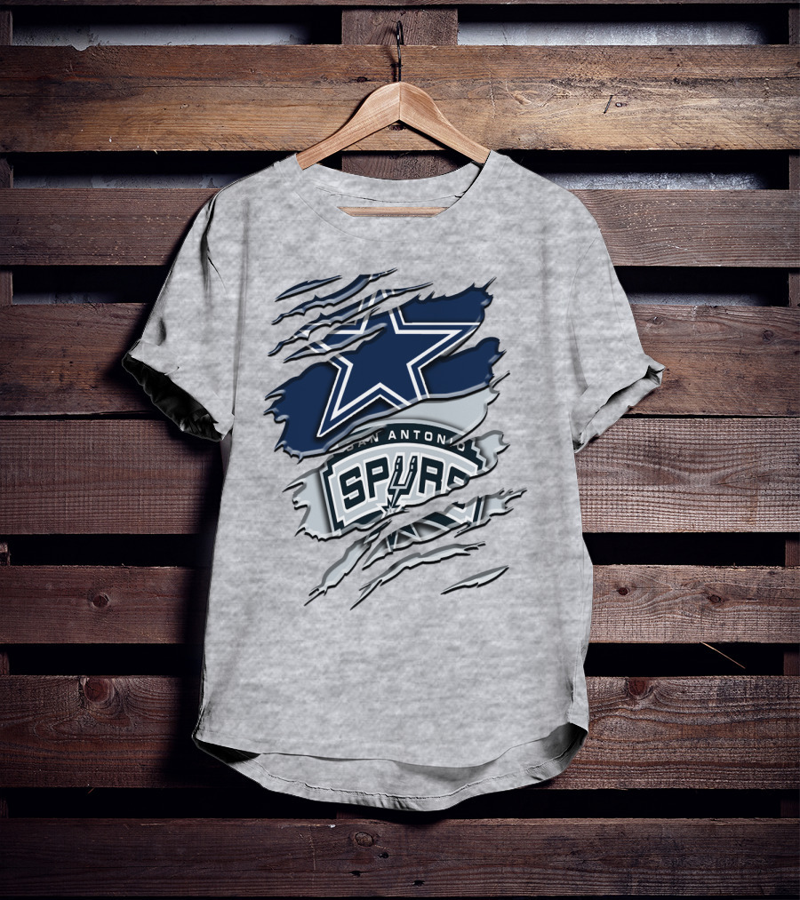 Dallas Cowboys San Antonio Spurs Rah 048 T-Shirt