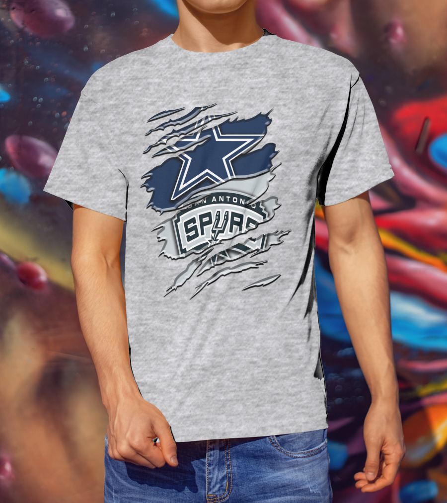 Dallas Cowboys San Antonio Spurs Rah 048 T-Shirt