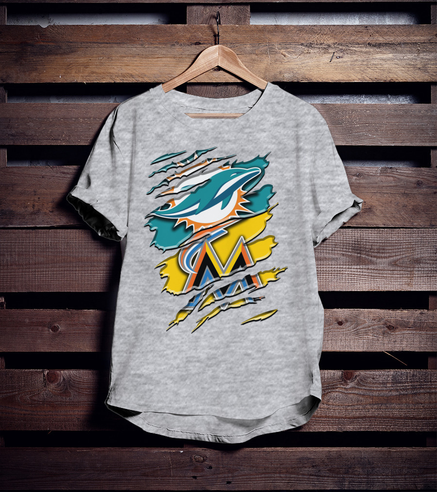 Miami Dolphins Marlins Rah 053 T-Shirt