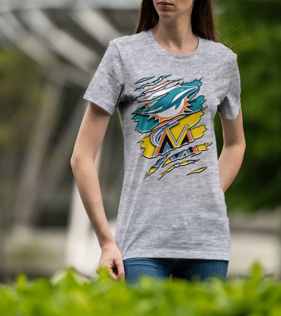 Miami Dolphins Marlins Rah 053 T-Shirt