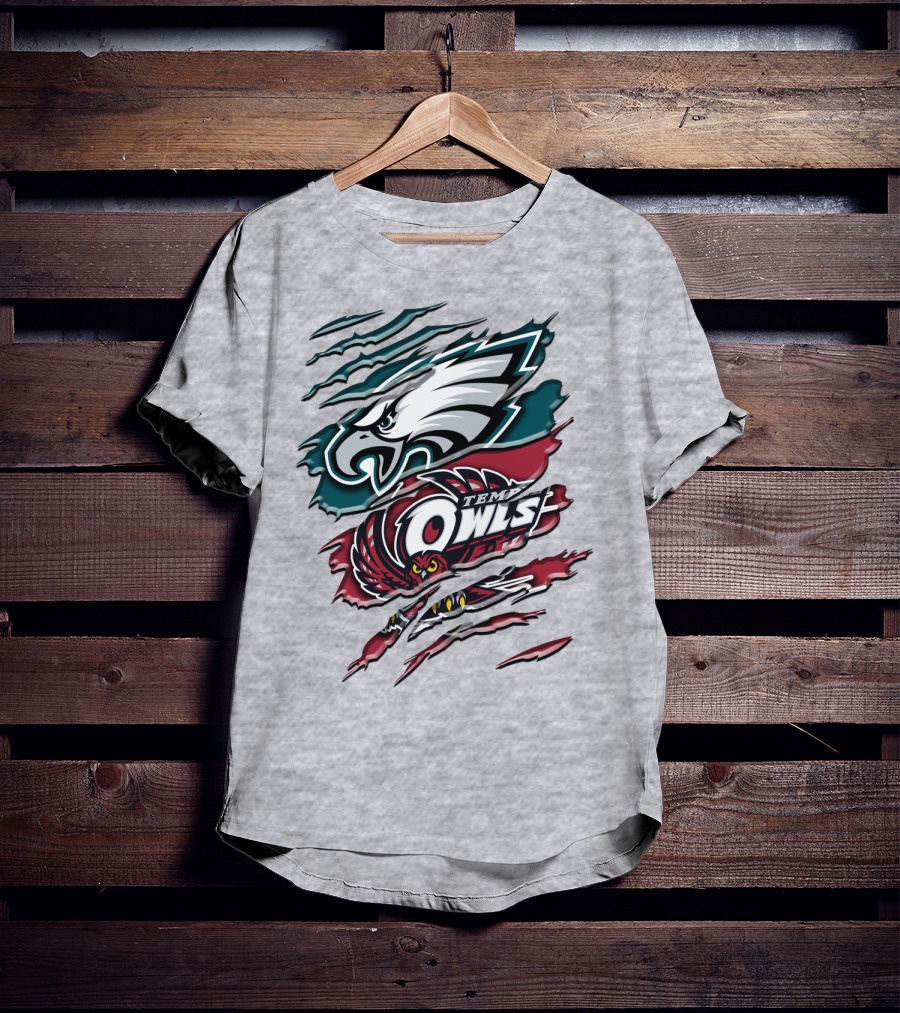 Philadelphia Eagles Temple Owls Rah 058 T-Shirt