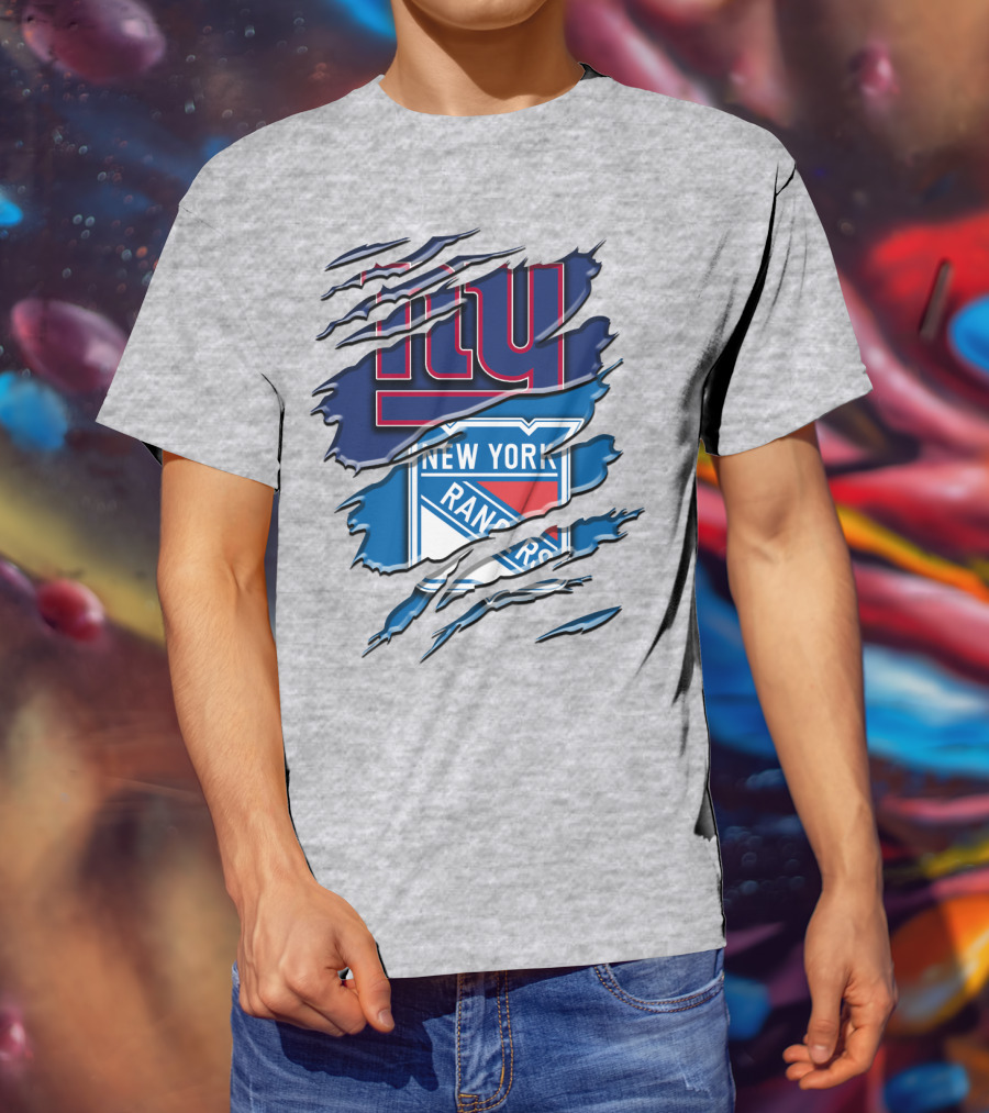 New York Giants New York Rangers Rah 065 T-Shirt