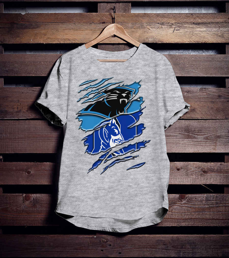 Carolina Panthers Duke Blue Devils Rah 084 T-Shirt