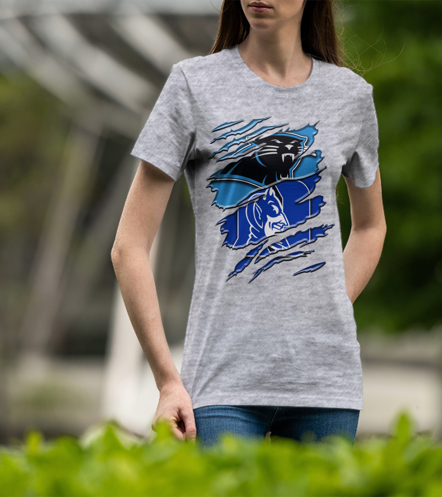 Carolina Panthers Duke Blue Devils Rah 084 T-Shirt