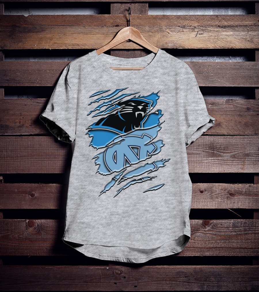 Carolina Panthers North Carolina Tar Heels Rah 087 T-Shirt