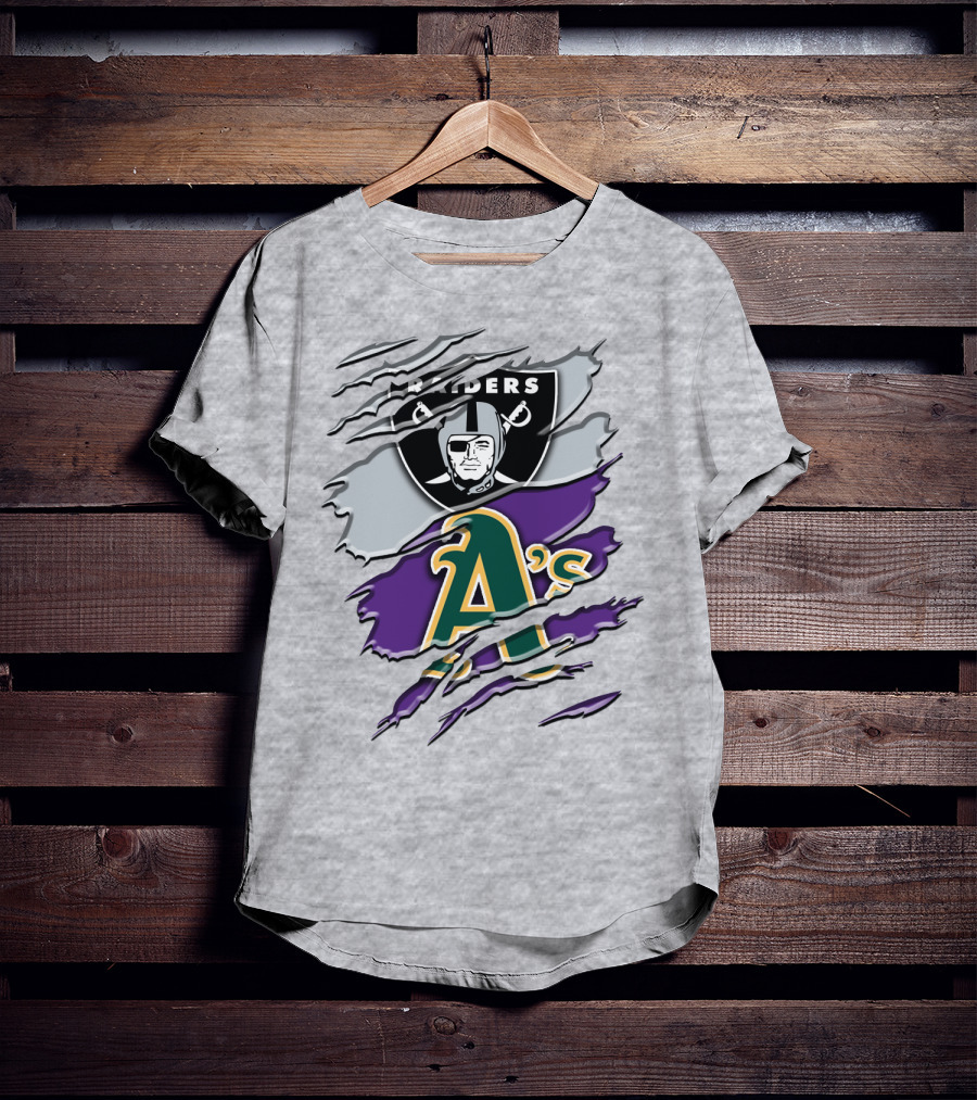 Raiders A's Logo Blend T-Shirt