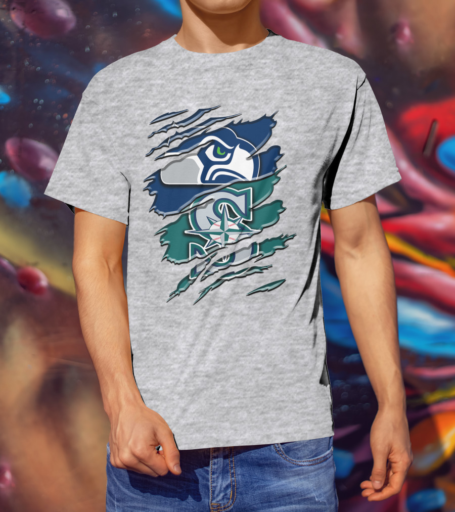 Seattle Seahawks Mariners Rah 109 T-Shirt