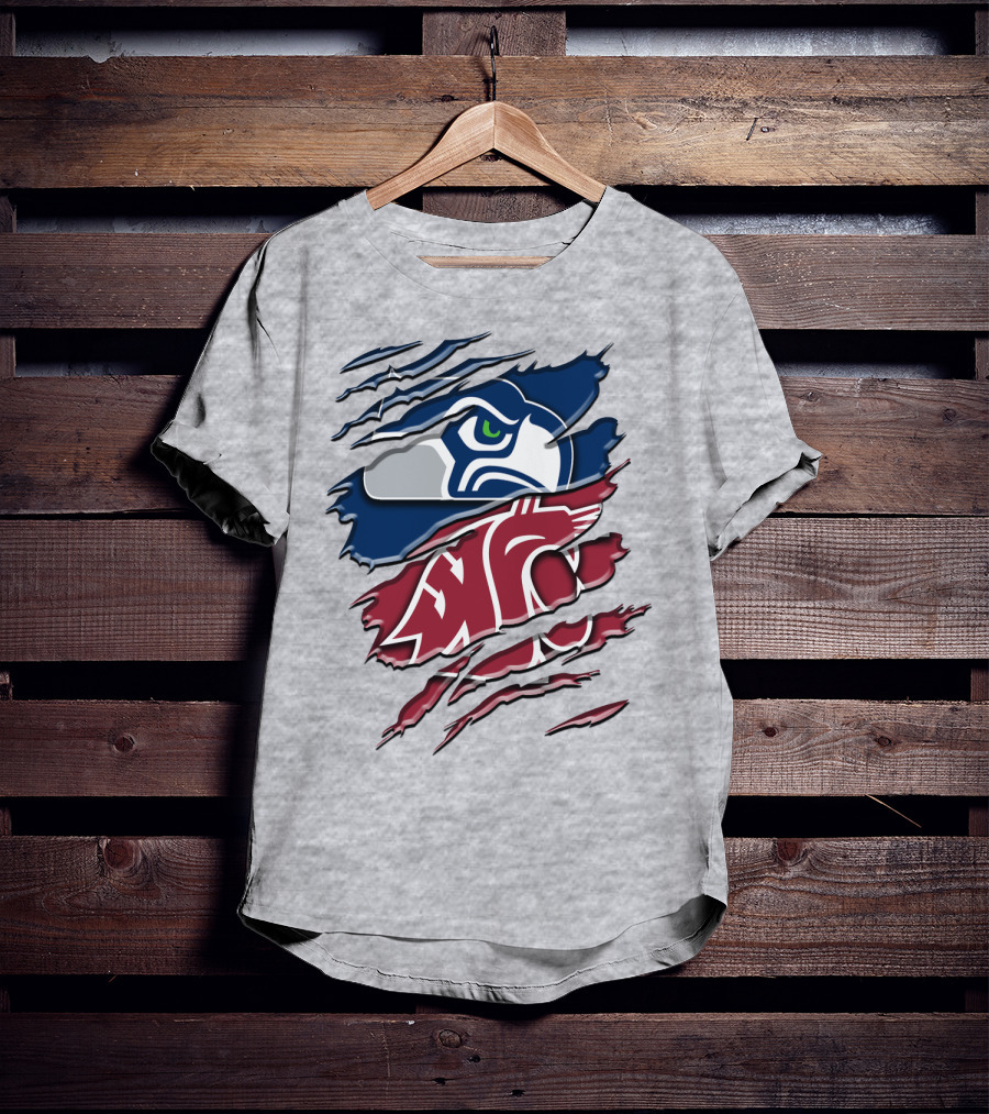 Seahawks Cougars Rah 111 Hybrid T-Shirt