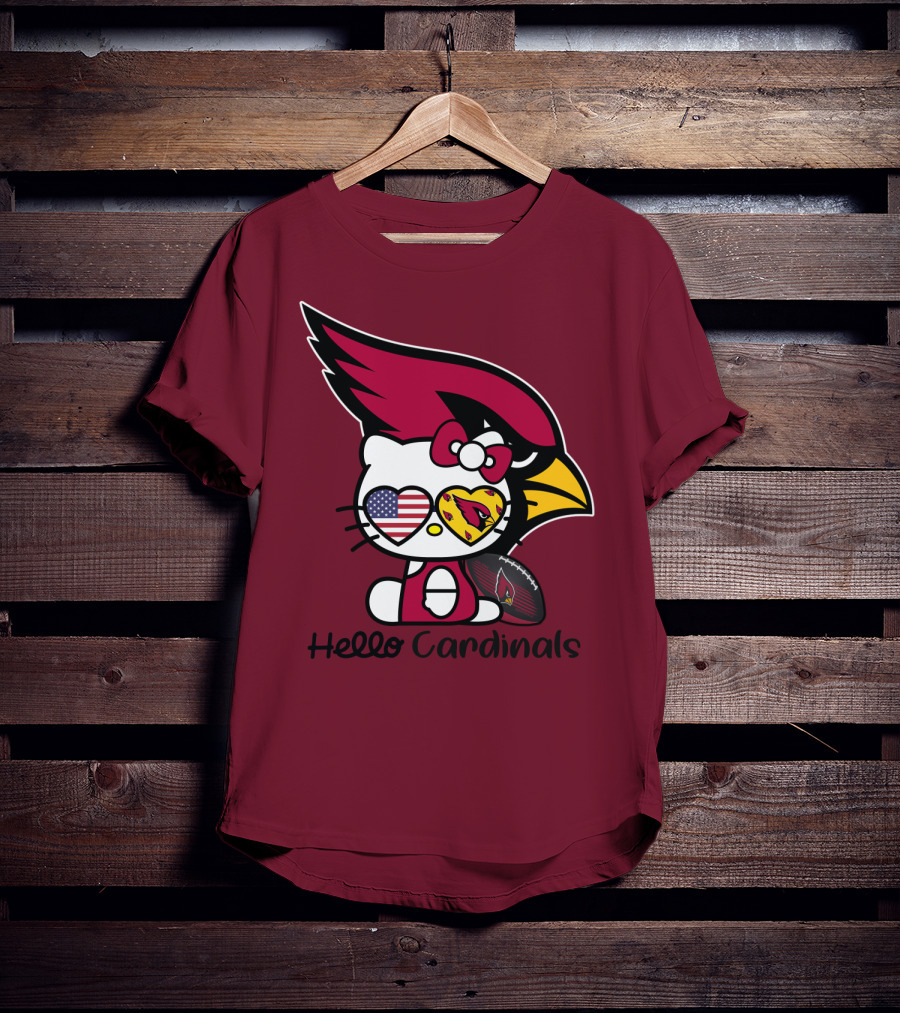 Hello Cardinals Arizona Cardinals T-Shirt