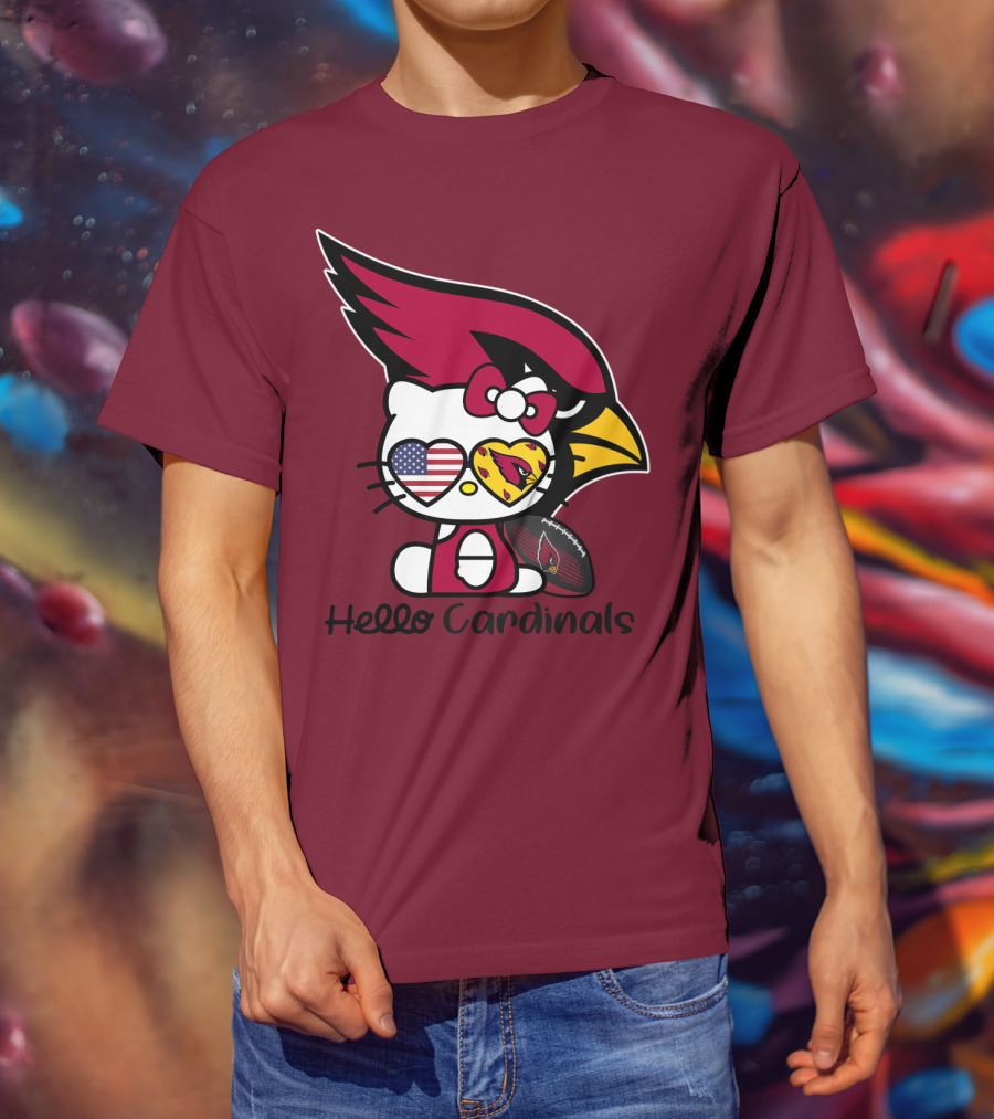 Hello Cardinals Arizona Cardinals T-Shirt