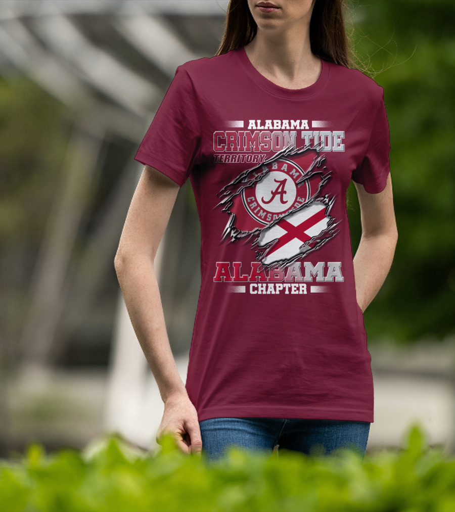 Alabama Crimson Tide Territory Alabama Chapter Crimson Tide T-Shirt