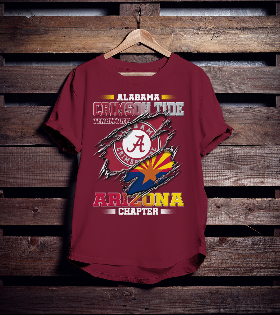 Alabama Crimson Tide Territory Arizona Chapter T-Shirt