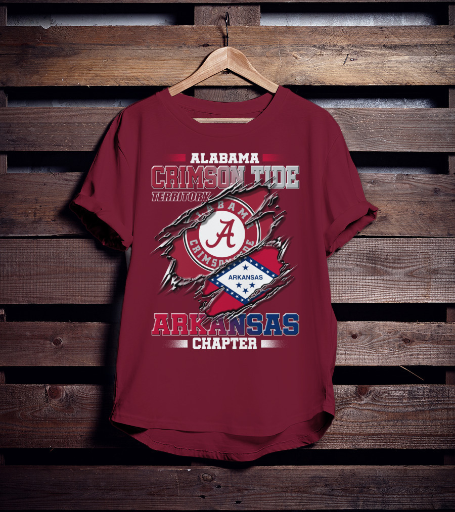 Alabama Crimson Tide Territory Arkansas Chapter T-Shirt