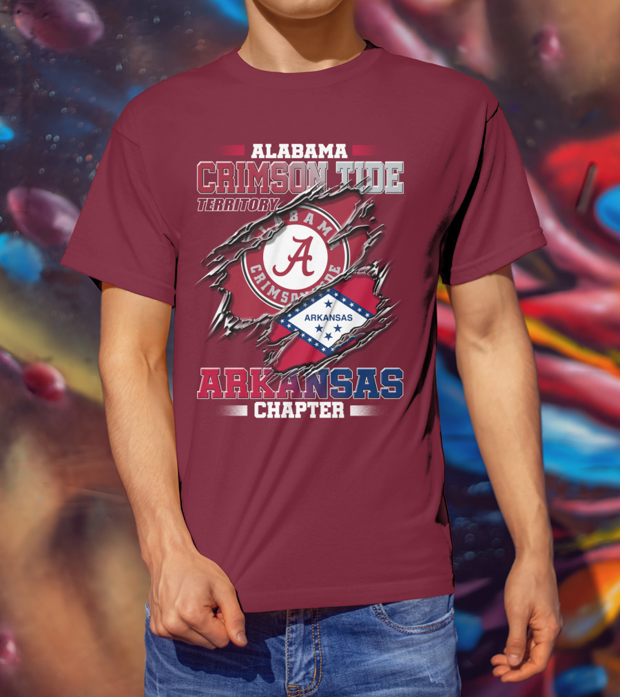 Alabama Crimson Tide Territory Arkansas Chapter T-Shirt