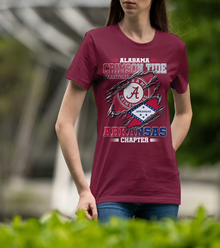Alabama Crimson Tide Territory Arkansas Chapter T-Shirt