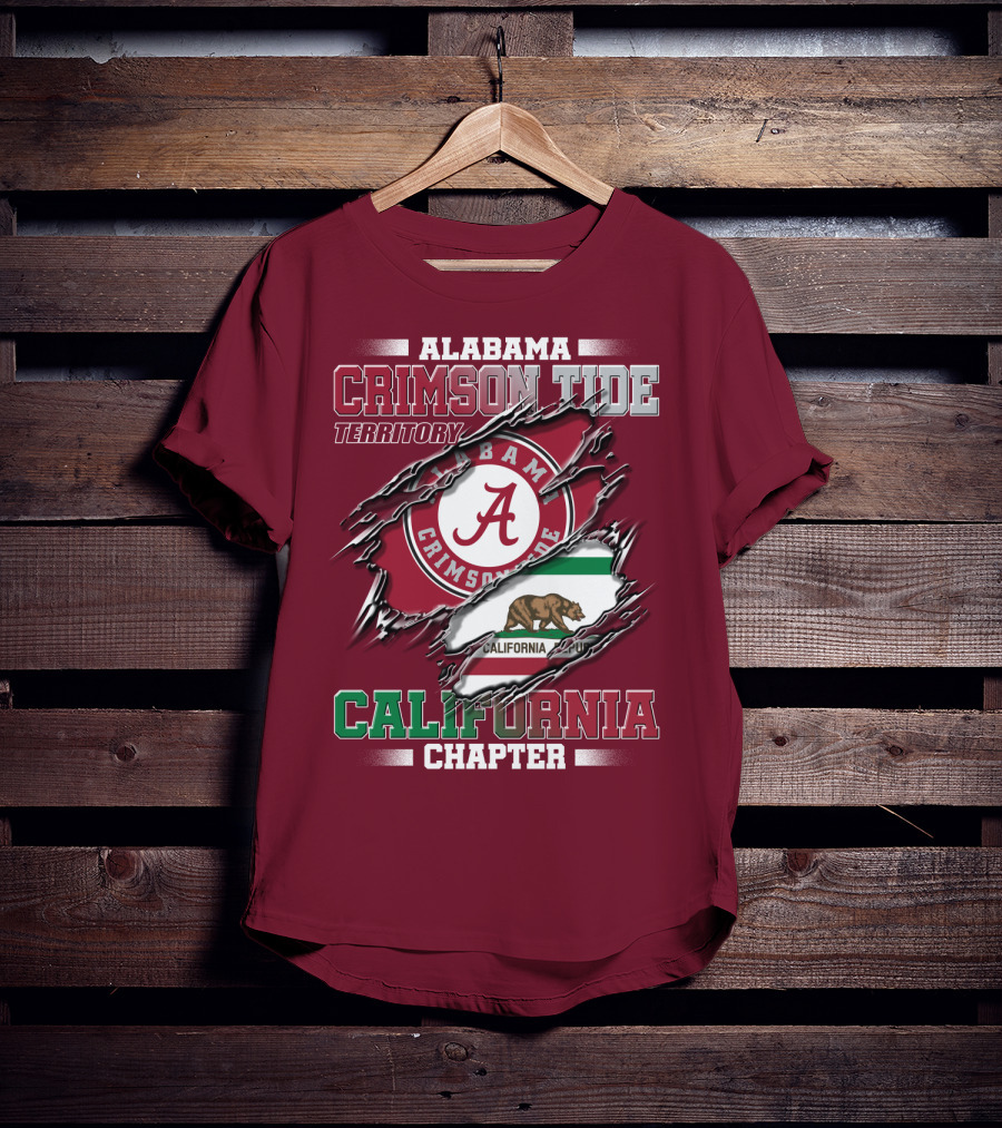 Alabama Crimson Tide Territory California Chapter T-Shirt