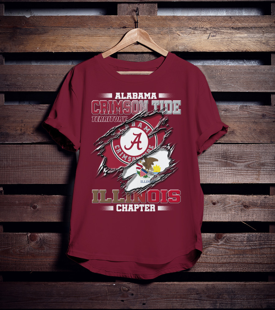 Alabama Crimson Tide Territory Illinois Chapter T-Shirt