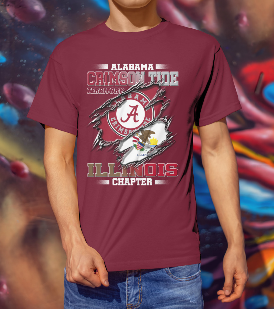 Alabama Crimson Tide Territory Illinois Chapter T-Shirt